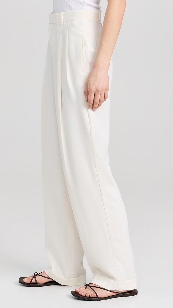 Polo Ralph Lauren Pleated Straight Leg Pants | Shopbop Product Image