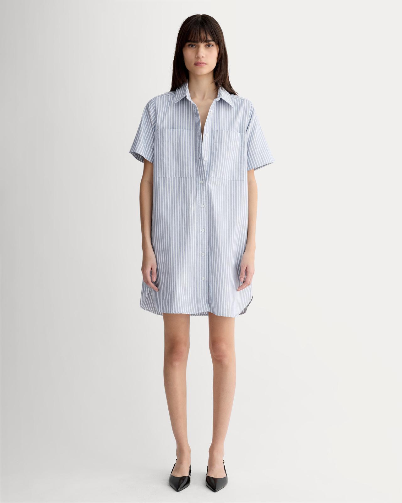 The Oxford Short-Sleeve Shirt Dress Product Image