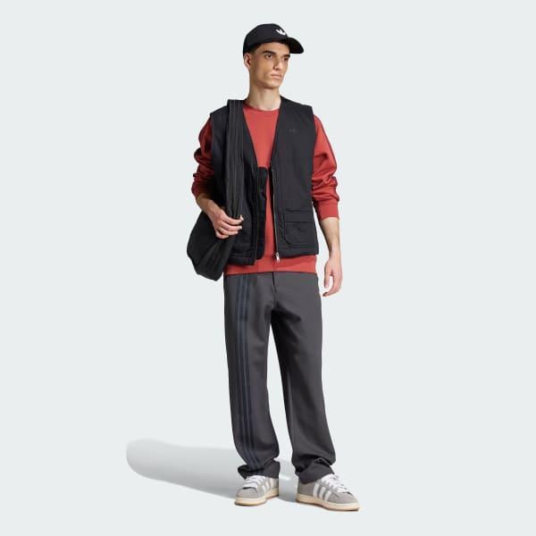 adidas Adicolor Classics 3-Stripes Crew Preloved Ruby XL Mens Product Image