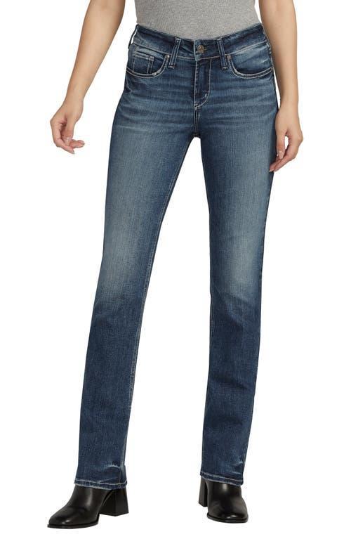 Silver Jeans Co. Womens Suki Mid Rise Slim Bootcut Jeans Product Image