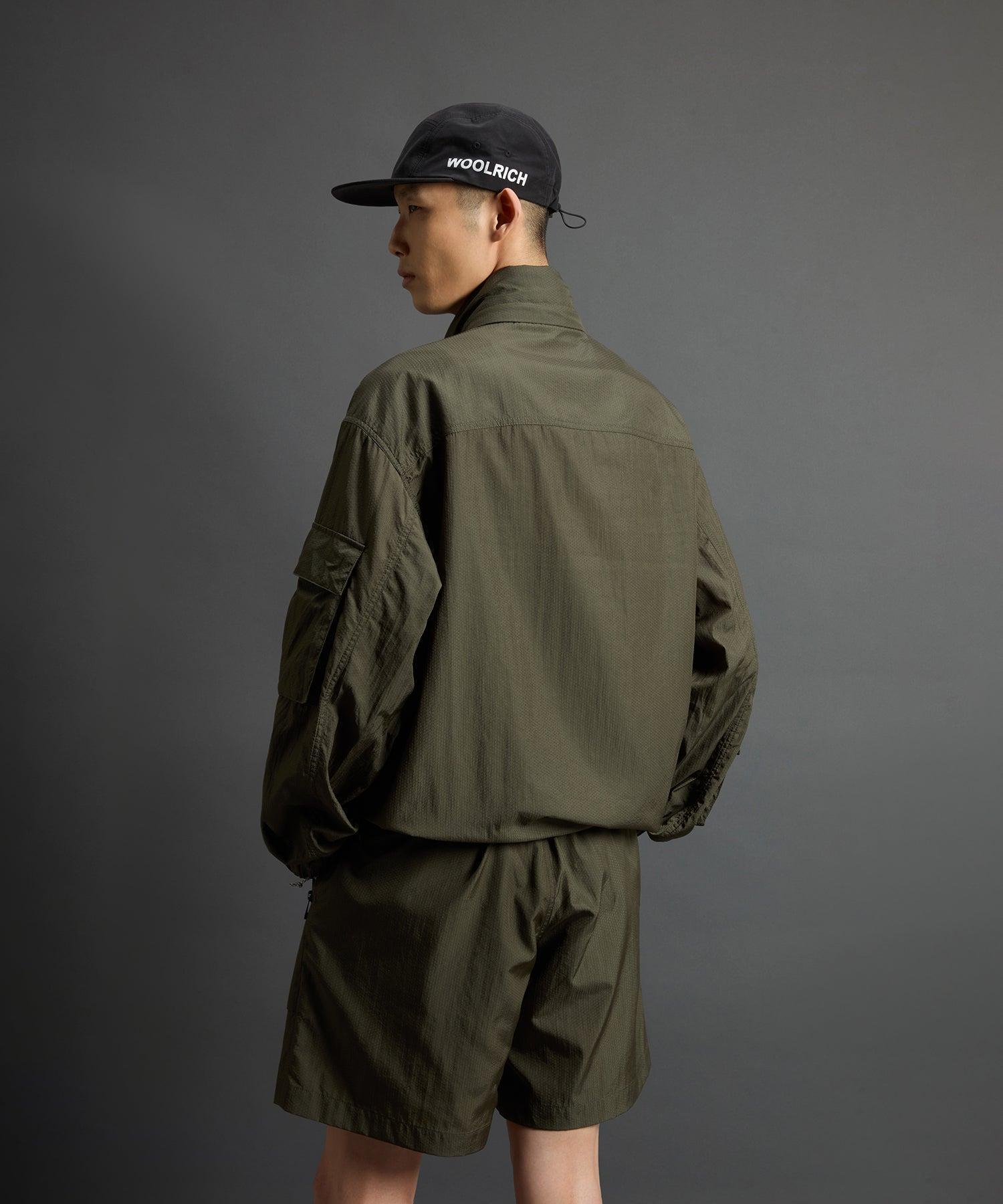 Todd Snyder x Woolrich Cotton-Nylon Jacket in Olive Product Image