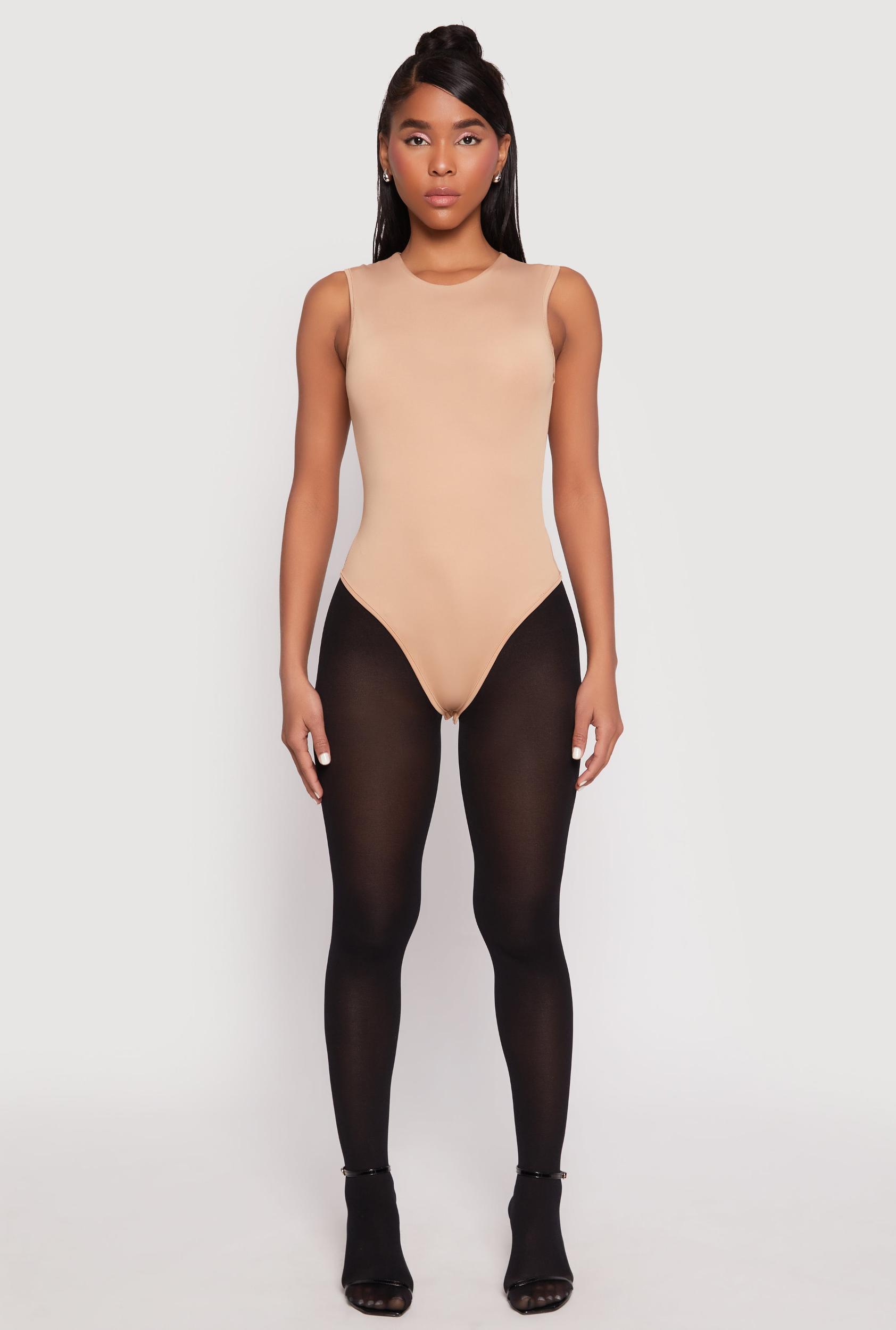 Womens Daisy High Neck Thong Bodysuit Product Image