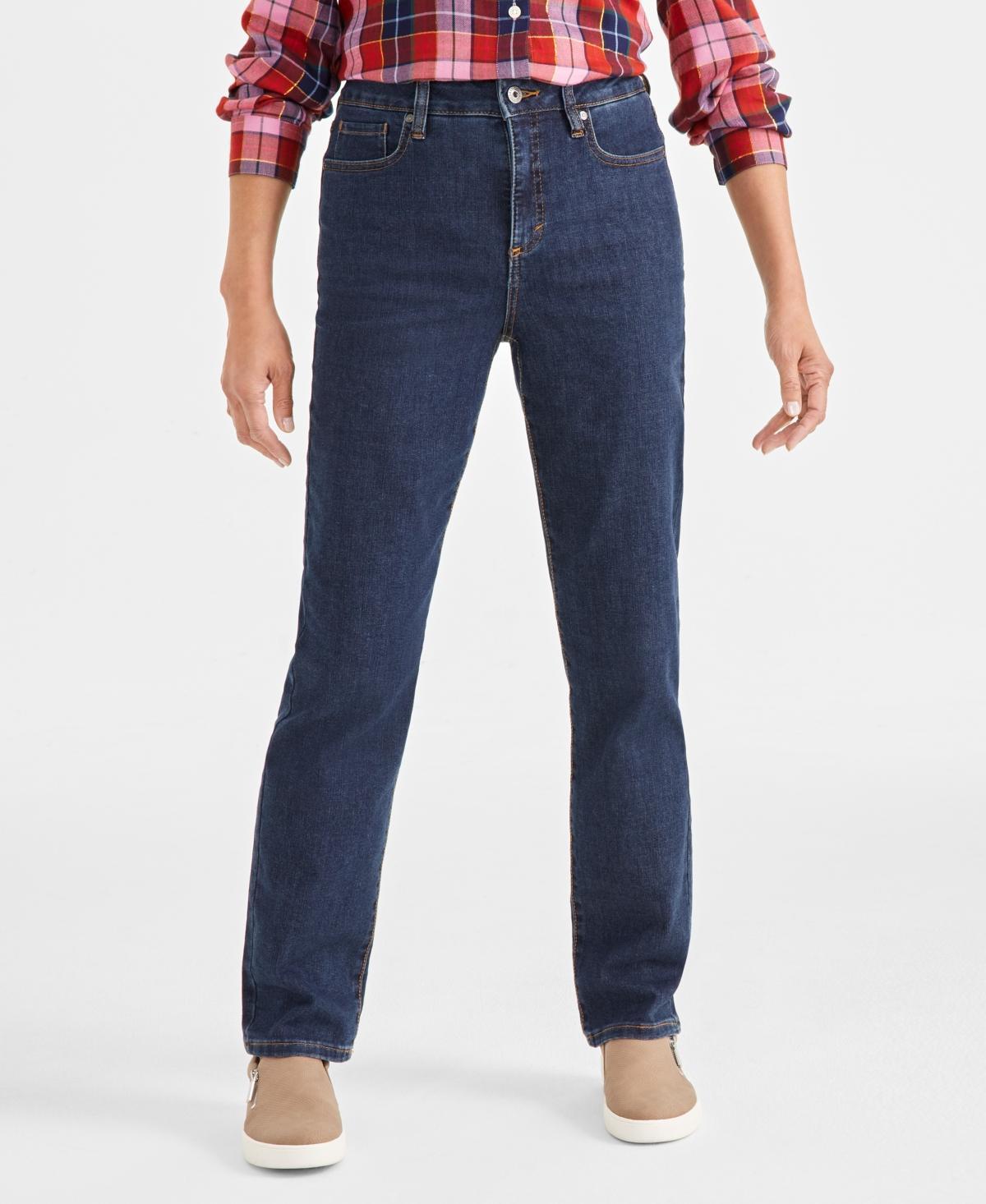 Style & Co Womens High Rise Straight-Leg Jeans, Regular, Short and Long Lengths, Created for Macys Product Image