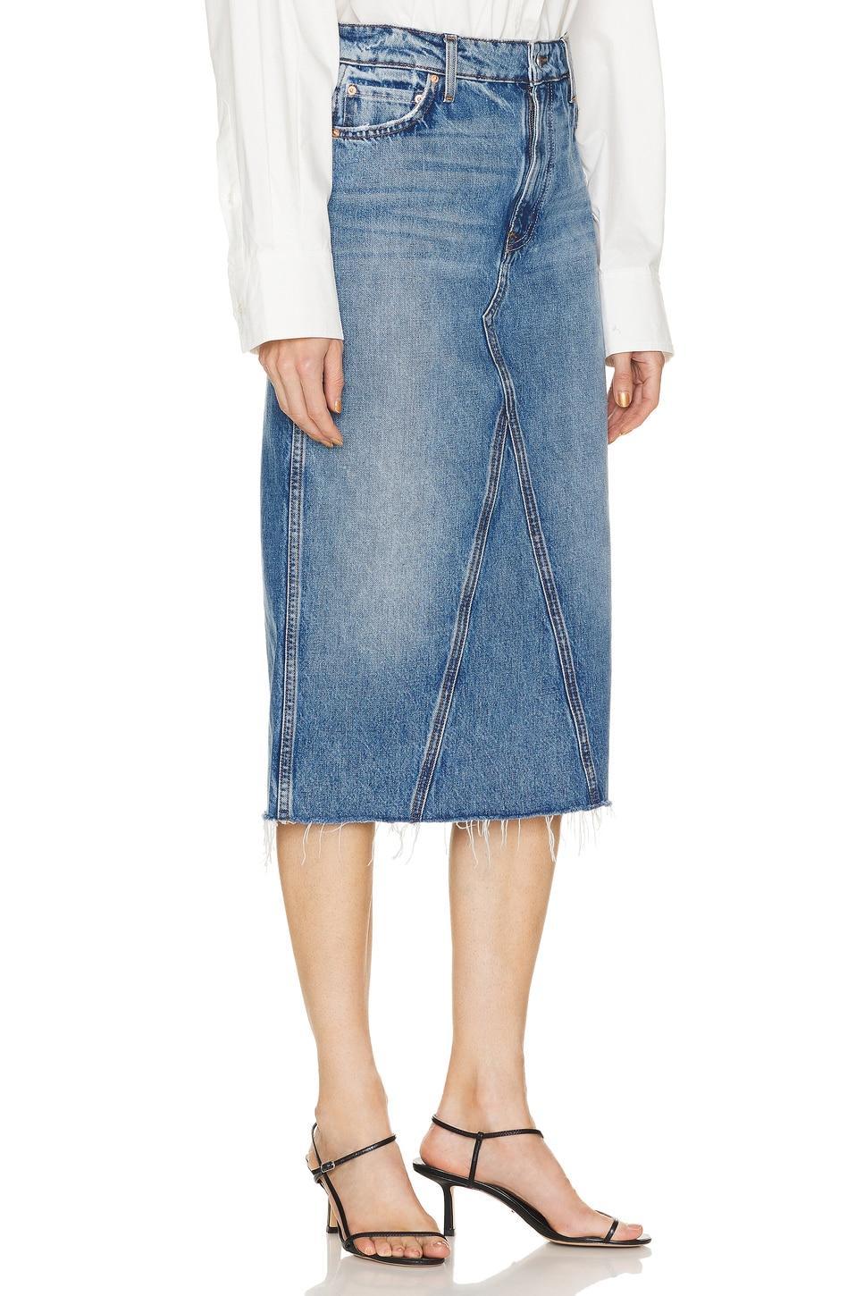 Darcy Mid Rise Column Midi Skirt GRLFRND Product Image