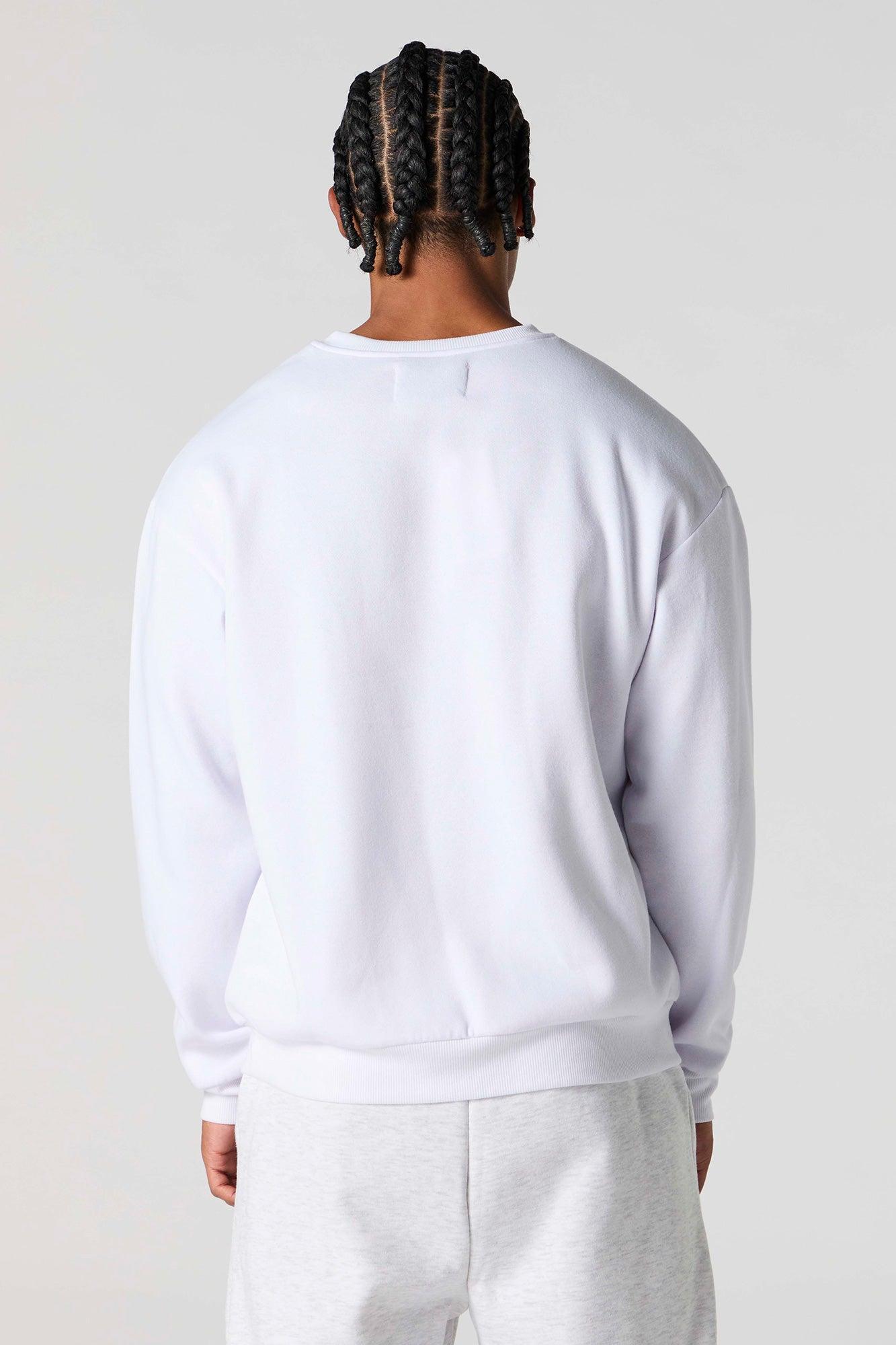 Solid Fleece Sweatshirt Male Product Image