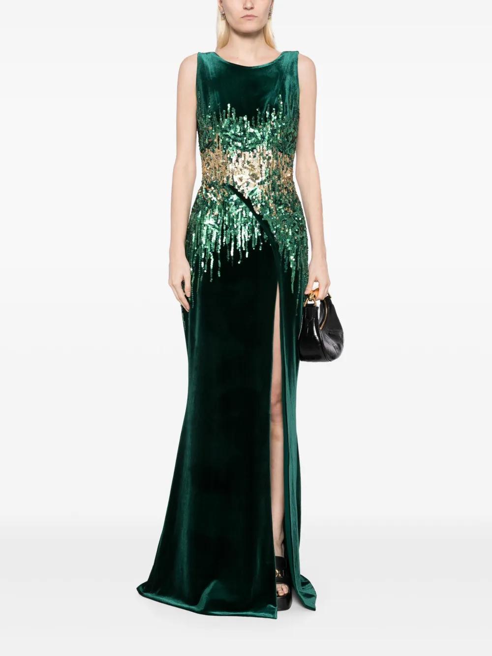 sequin velvet dress Product Image