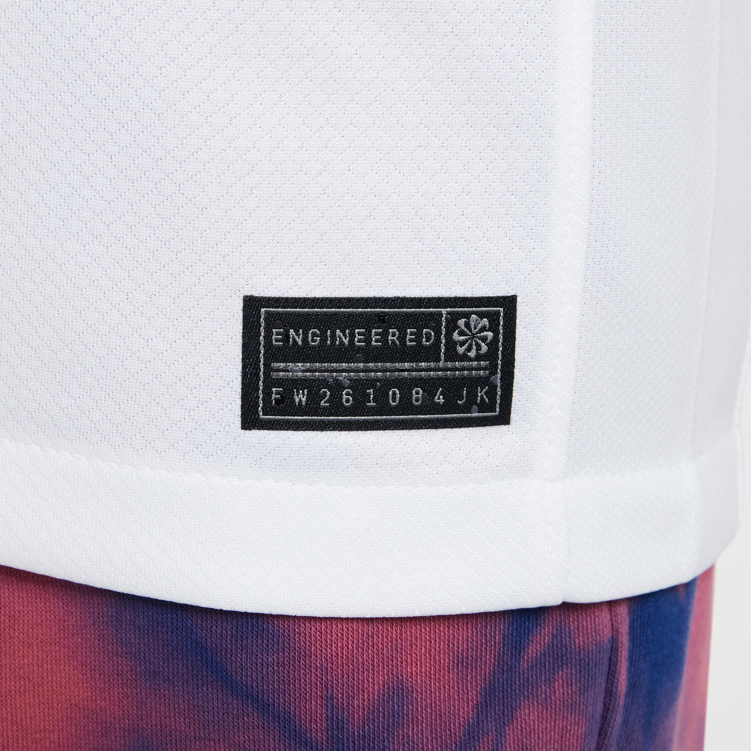 England 2025 Stadium Home (Women's Team) Big Kids' Nike Dri-FIT Soccer Replica Jersey Product Image