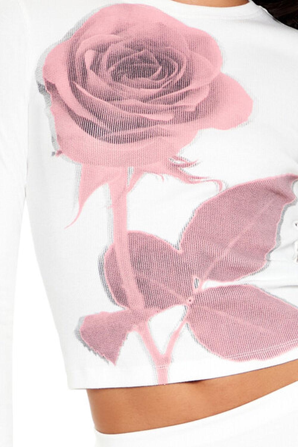 Rose Graphic Long-Sleeve Top | Forever 21 Product Image