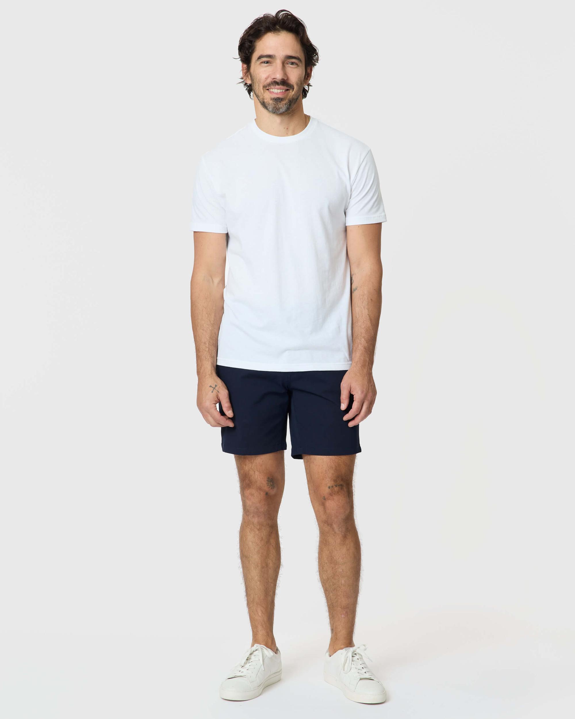 Navy Slim Twill Chino Pant Product Image