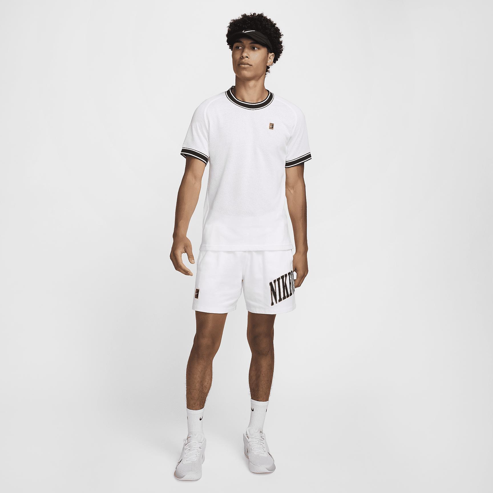 NikeCourt Heritage Men's Short-Sleeve Tennis Top Product Image