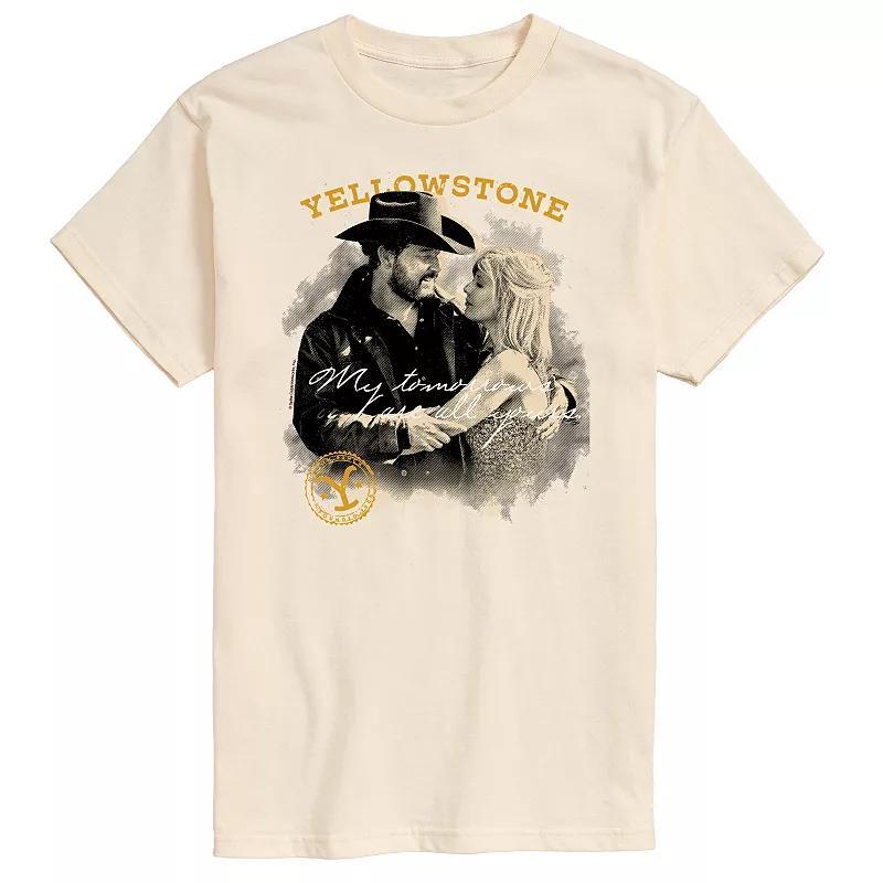 Mens Yellowstone My Tomorrows Are All Yours Graphic Tee Ivory Product Image