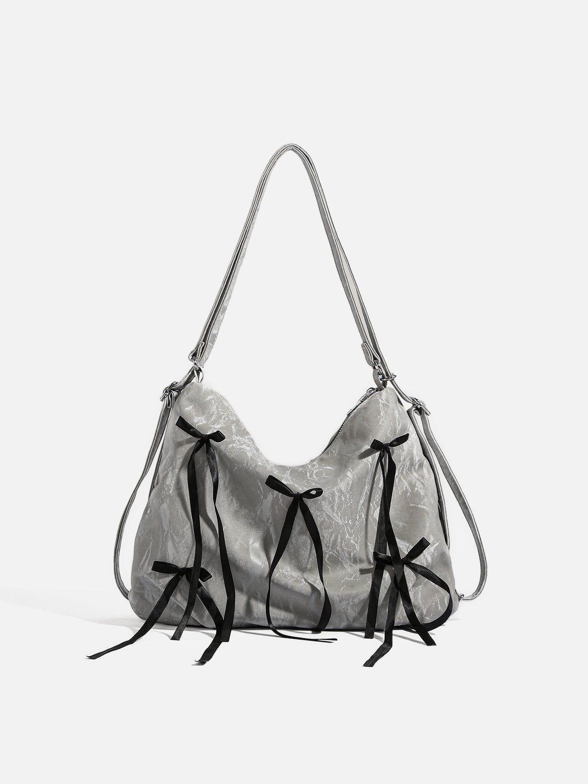 Bow Decoration Tote Bag Female Product Image