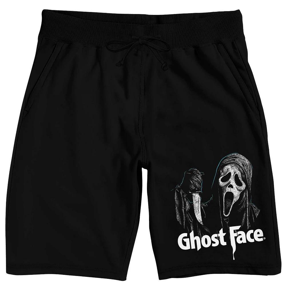 Men's Ghost Pajama Shorts, Size: Small, Black Product Image