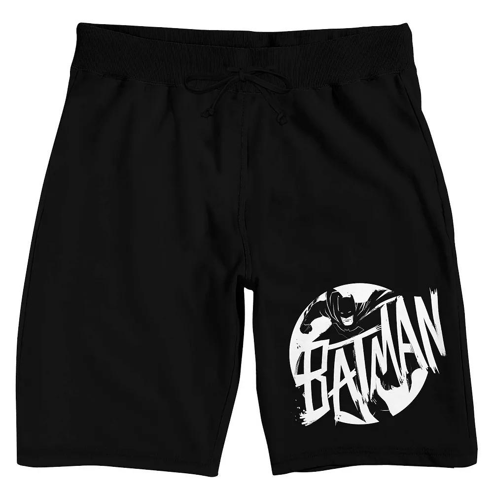 Men's Batman Spotlight Sleep Shorts, Size: Small, Black Product Image