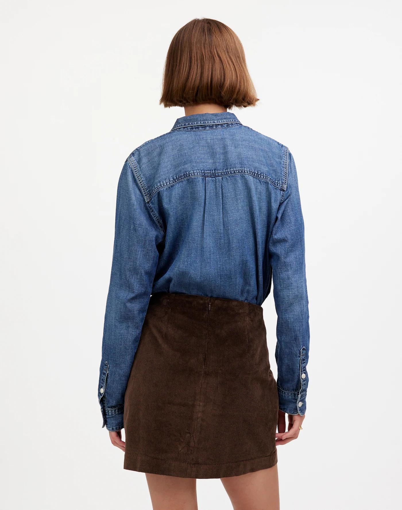 Corduroy Mini Skirt Product Image