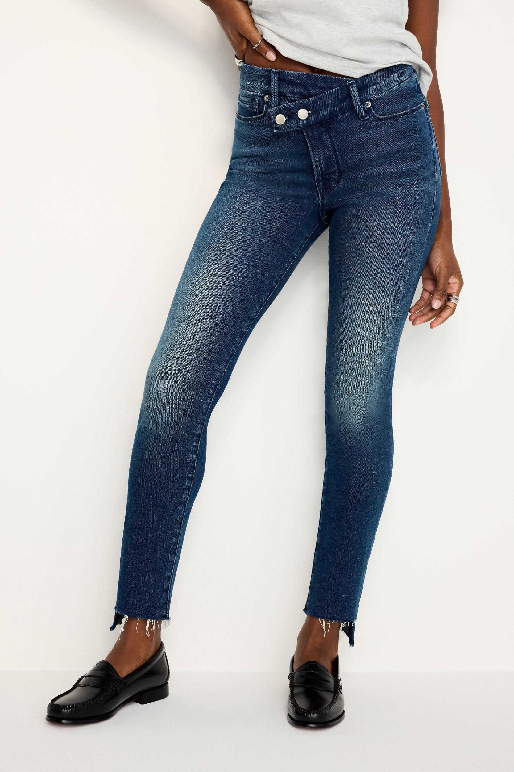 GOOD CLASSIC SLIM STRAIGHT JEANS | INDIGO701 Product Image