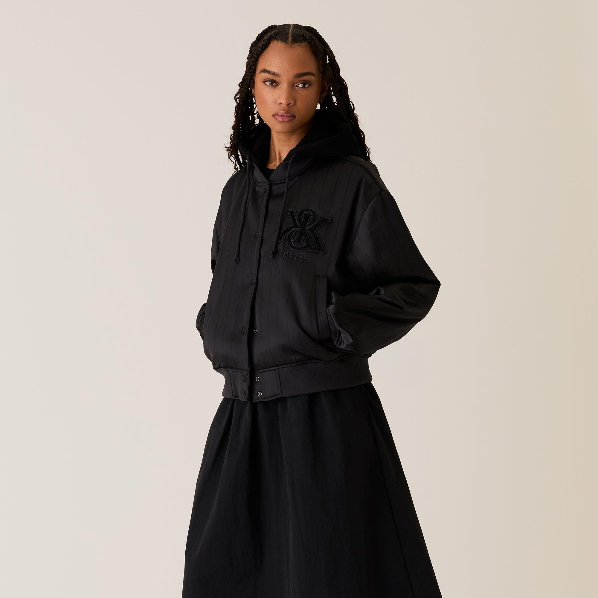 Kith Women Nadine Nylon Maxi Skirt - Black Female Product Image