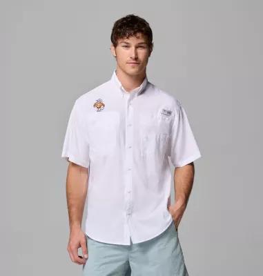 Columbia Mens Collegiate PFG Tamiami Short Sleeve Shirt - Tennessee- Product Image