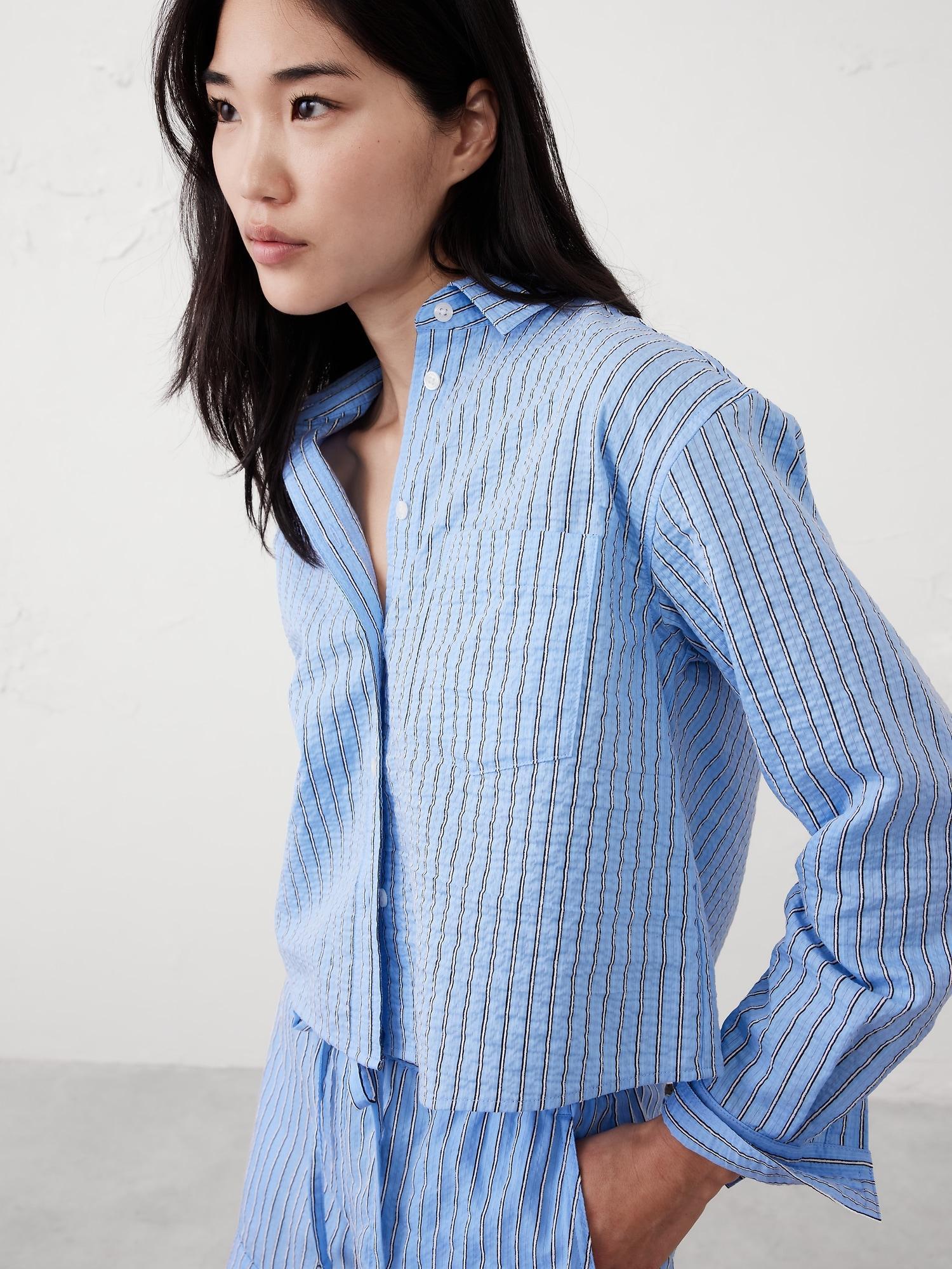 Boxy Button-Down Shirt Product Image
