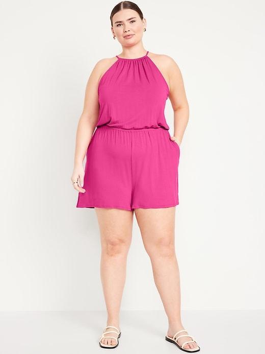 Sleeveless Romper -- 3-inch inseam Product Image