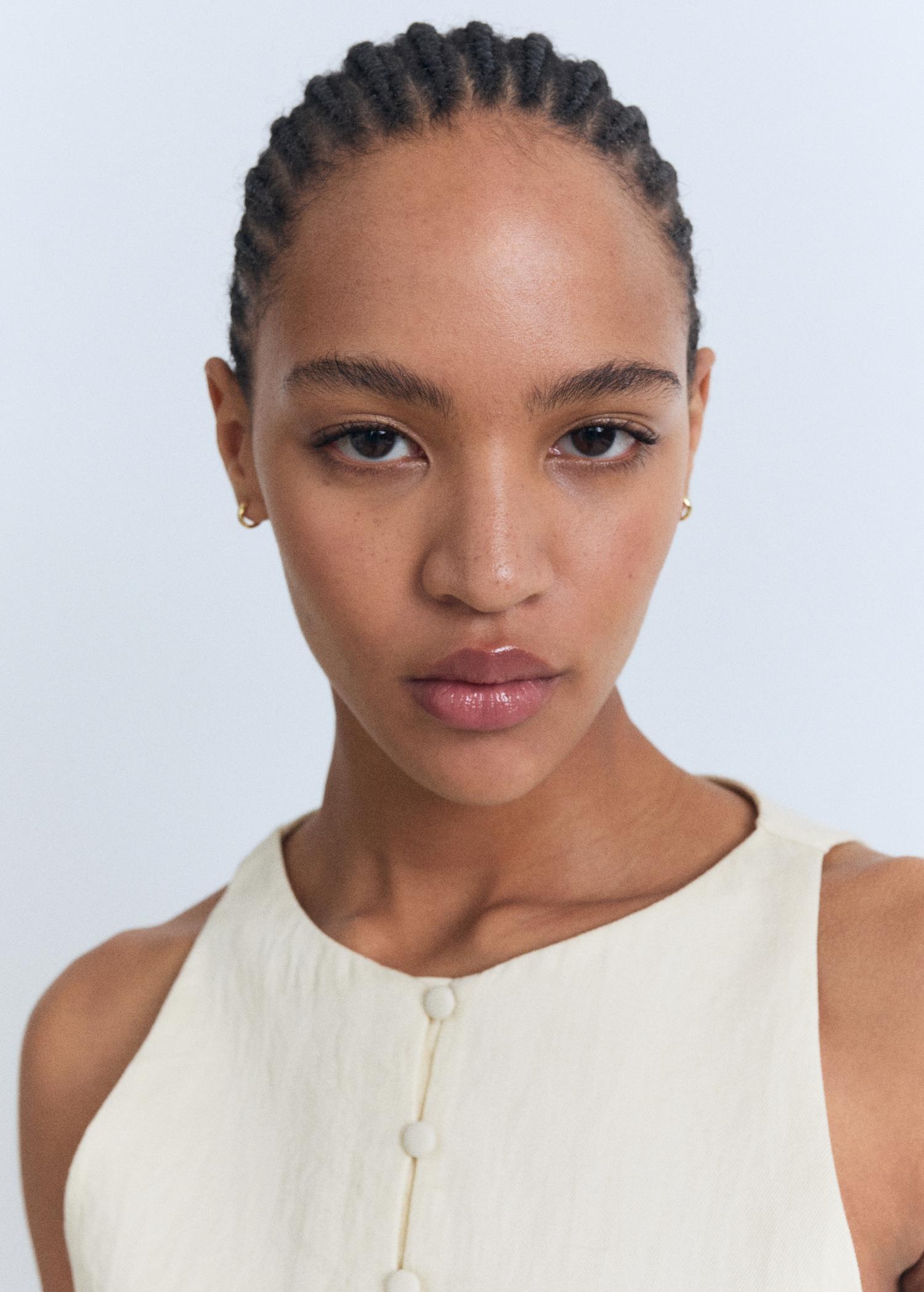 Vest with bow on the back - Women | MANGO USA Product Image