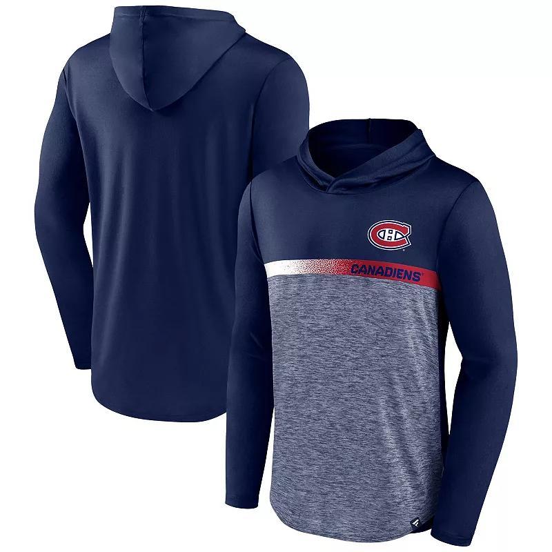 Men's Fanatics Branded Blue St. Louis Blues Podium Defender Pullover Hoodie, Size: Small Product Image
