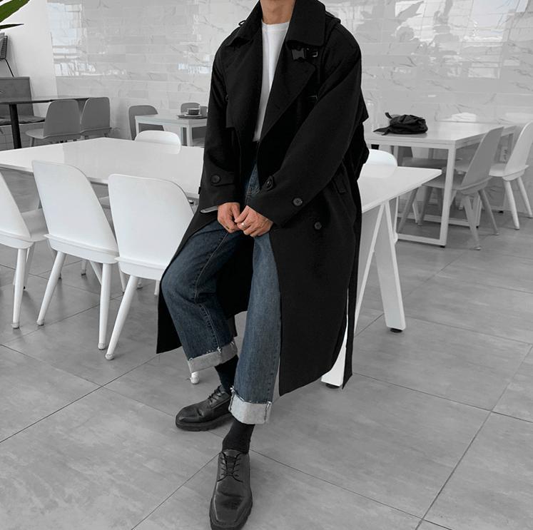 RT No. 1139 LONG TRENCH COAT Product Image