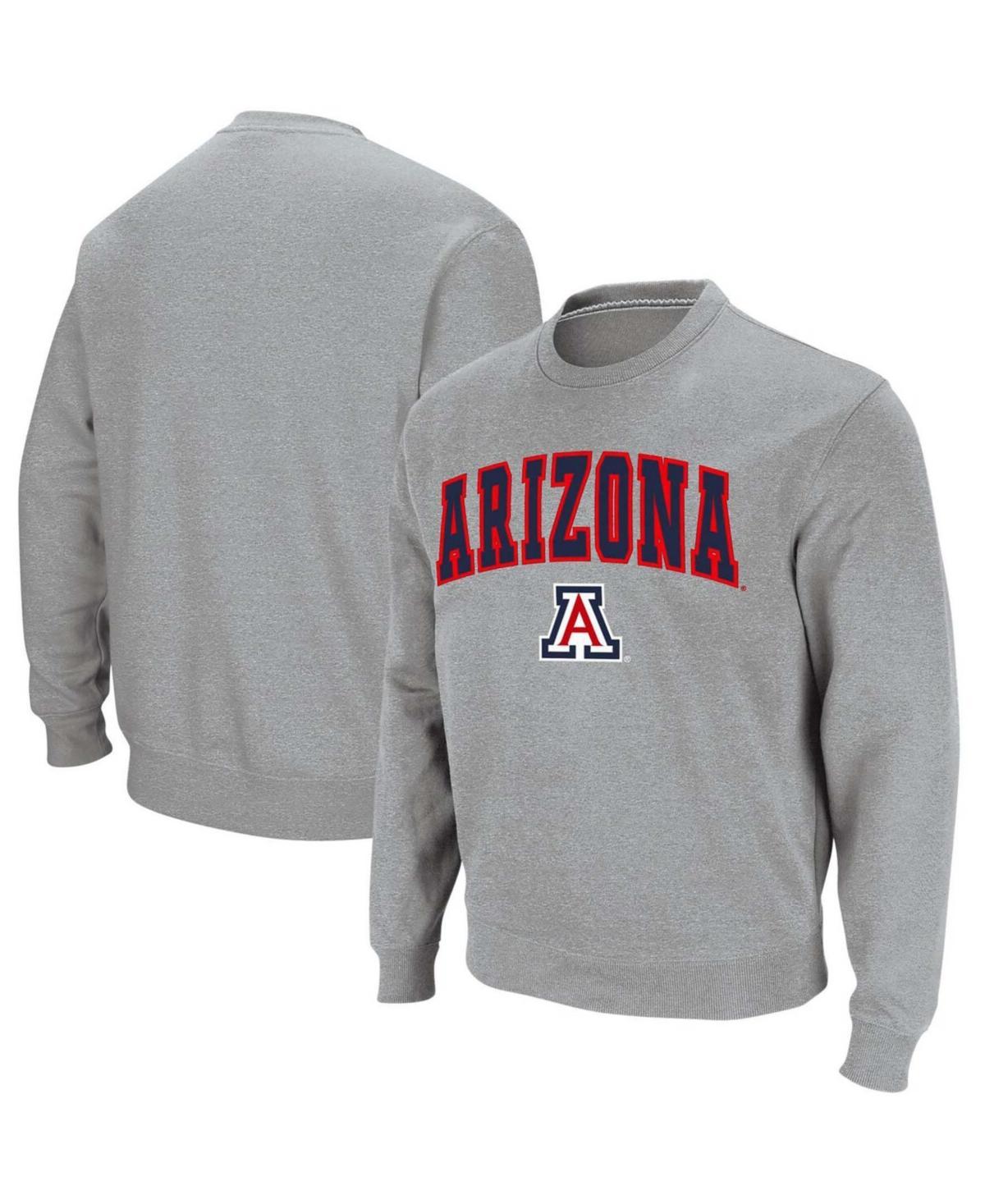 Men's Colosseum White Minnesota Golden Gophers Arch & Logo Crew Neck Sweatshirt, Size: 2XL Product Image