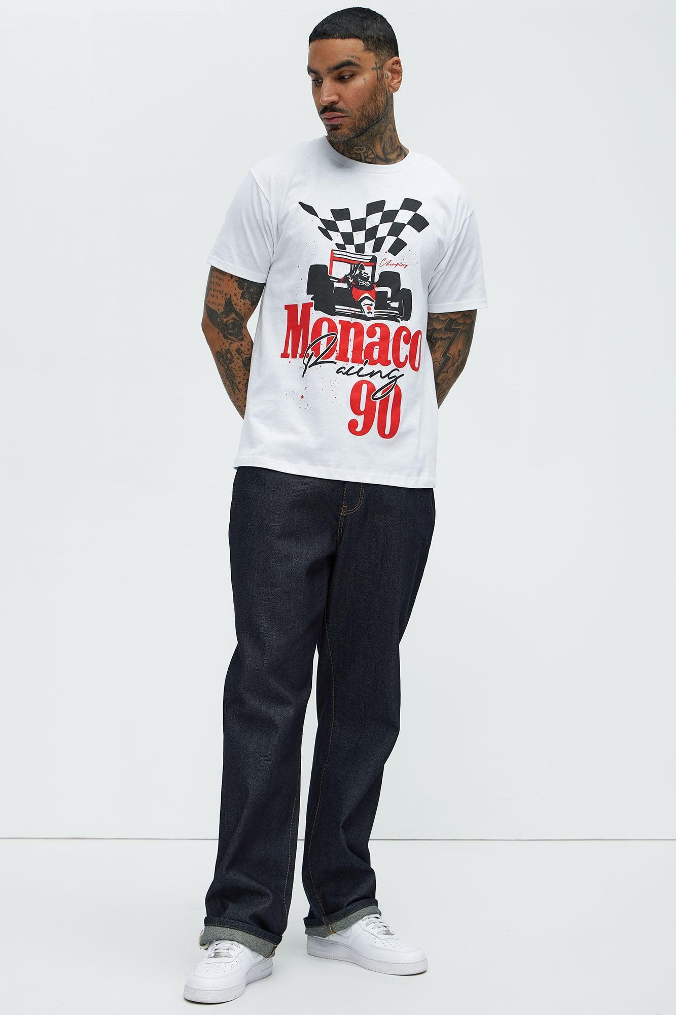 Monaco Racing 90 Short Sleeve Tee - White Product Image