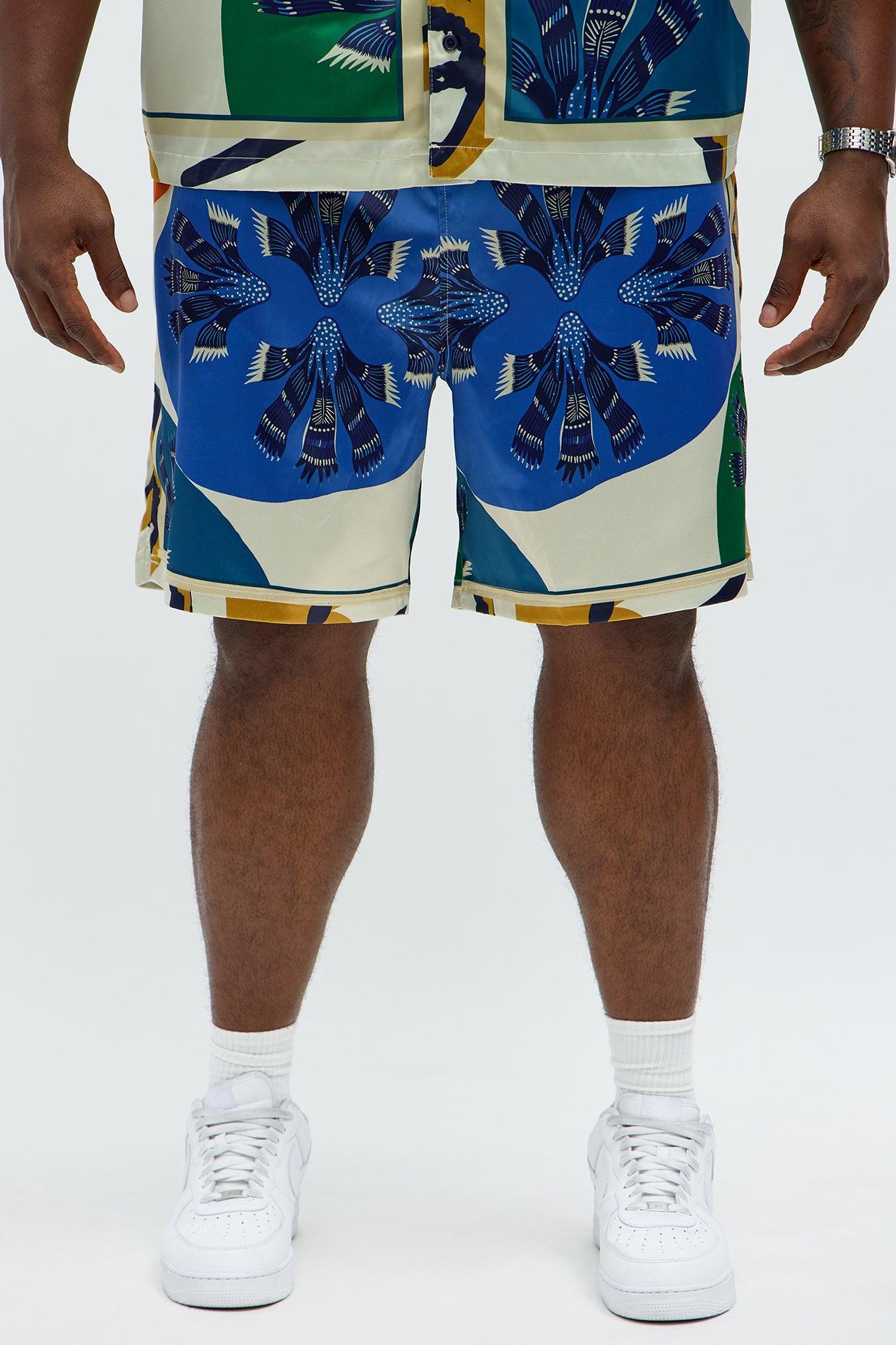 Relaxed Sea Vibe Shorts - Multi Color Product Image