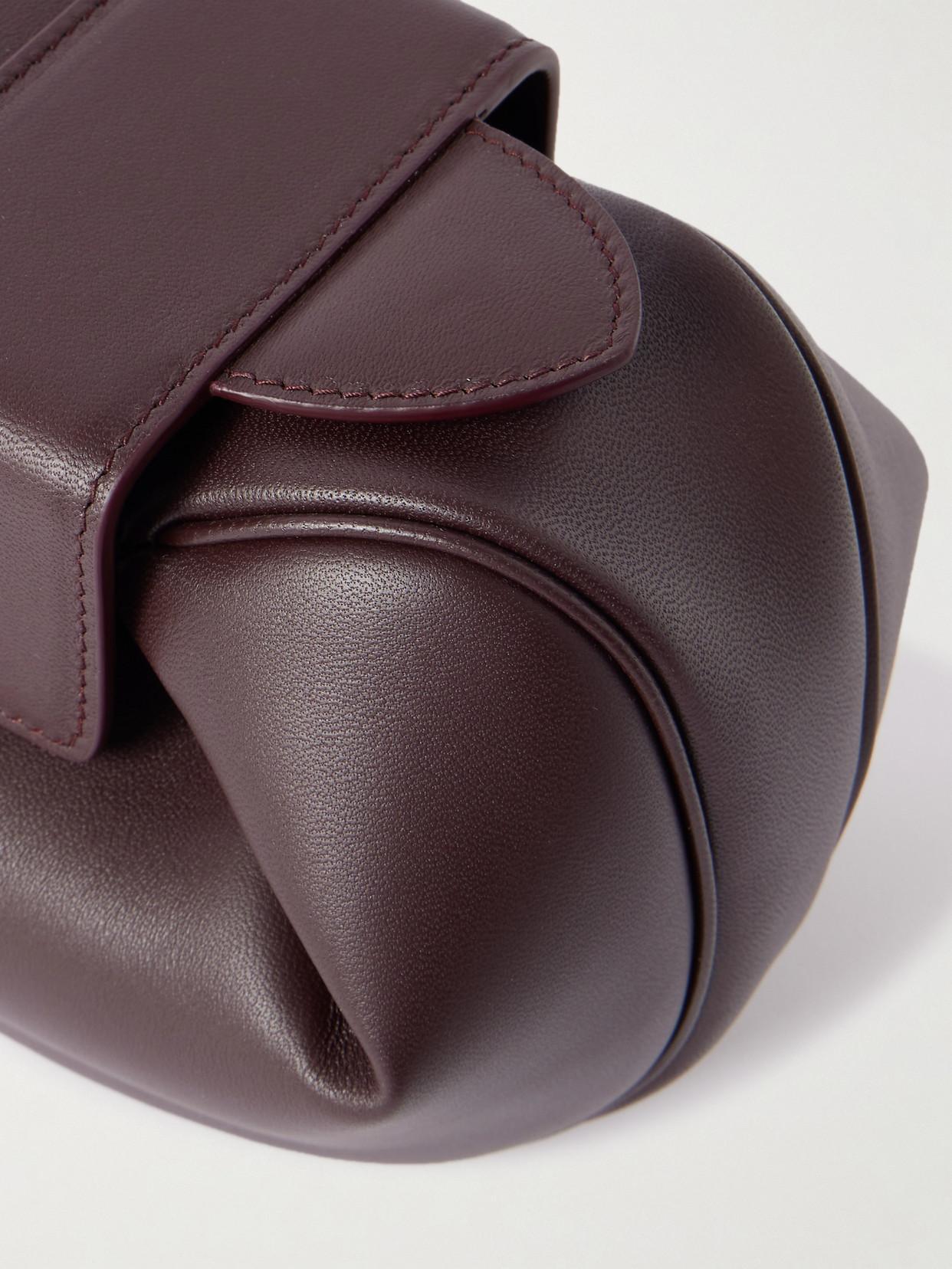 GABRIELA HEARST Soft Demi Clutch In Bordeaux Nappa Leather In Burgundy Product Image