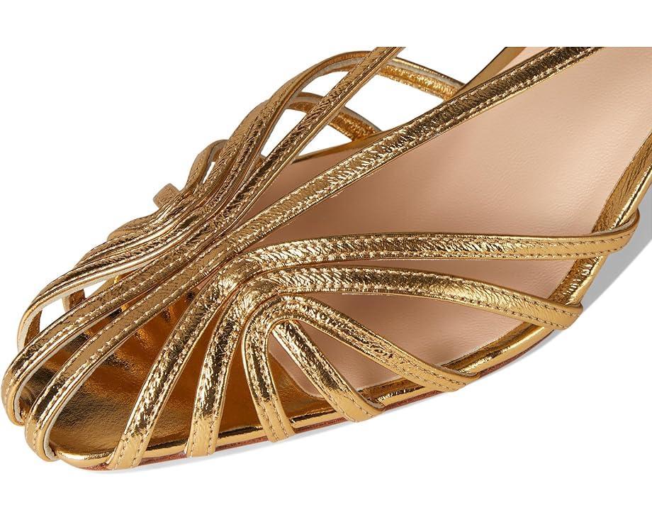 Dahlia Pleated Knot Mule with Ankle Strap Product Image