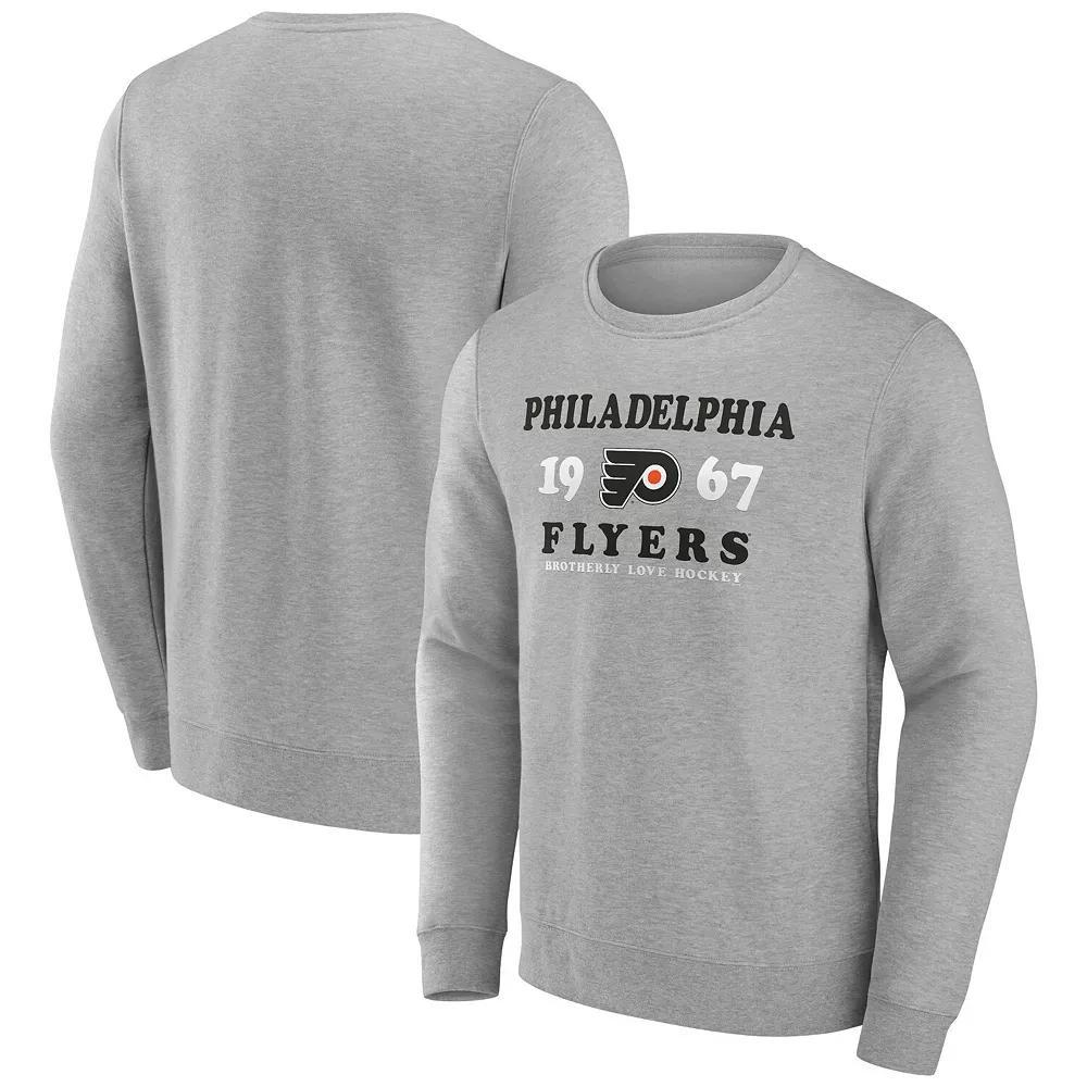 Men's Fanatics Branded Heather Charcoal Seattle Kraken Fierce Competitor Pullover Sweatshirt, Size: 5XL, Krk Charco Product Image