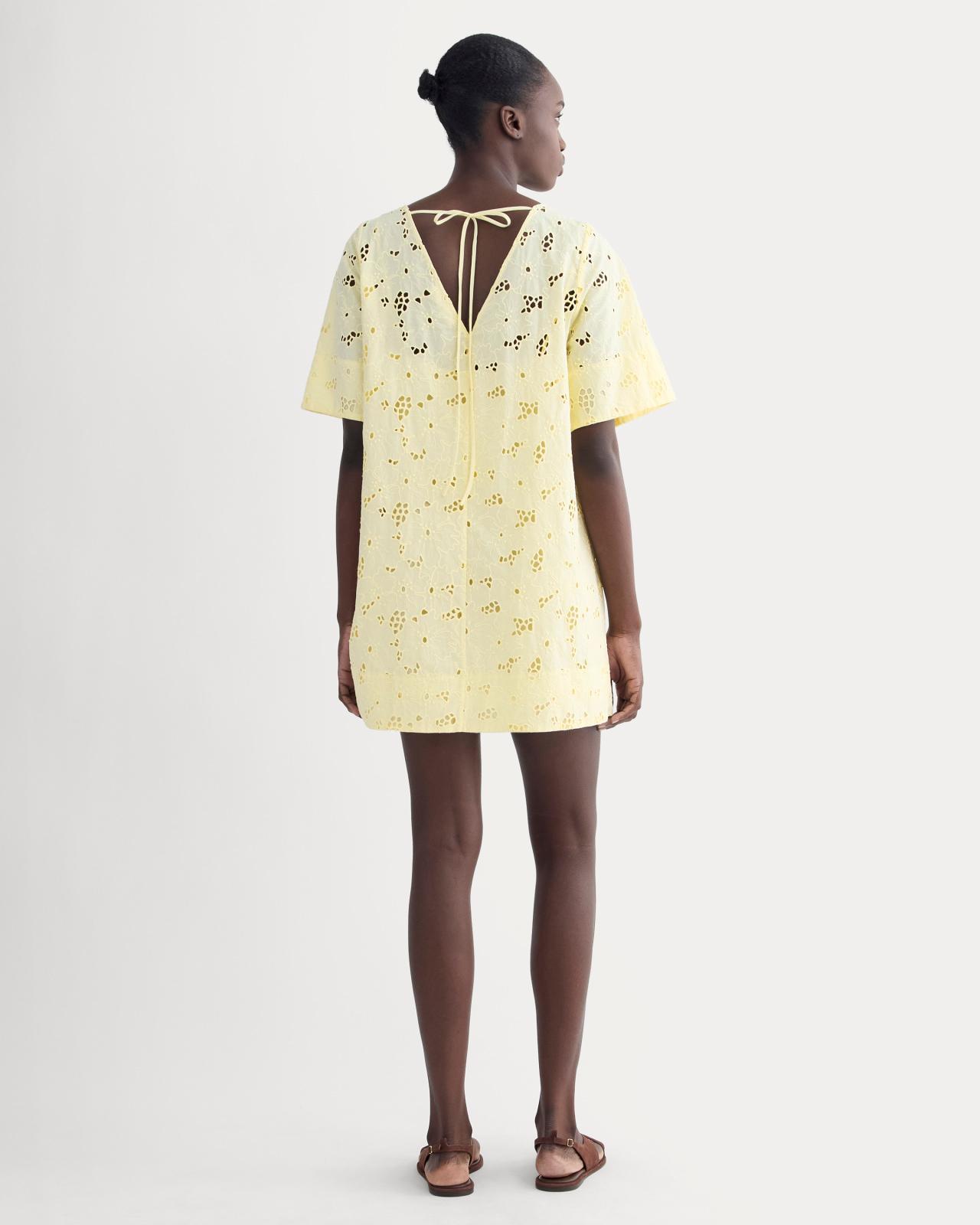 Womens Eyelet Mini Shift Dress by Everlane Product Image