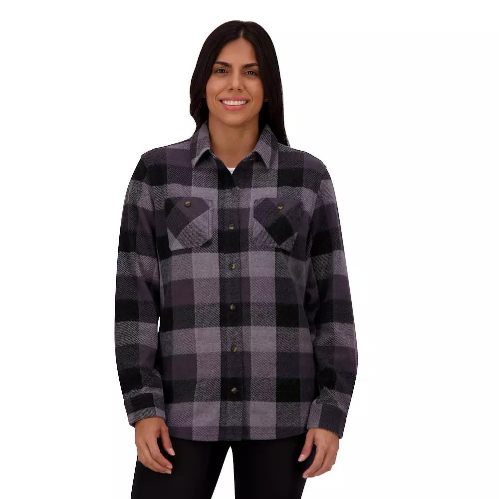 Women's ZeroXposur Billy Brushed Knit Plaid Shirt, Size: Medium, Red Scotch Product Image