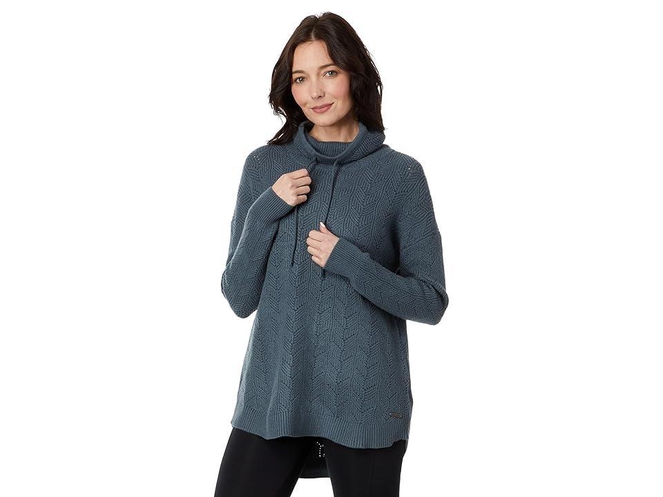 Carve Designs Rockvale All Over Stitch (Slate) Women's Sweater Product Image