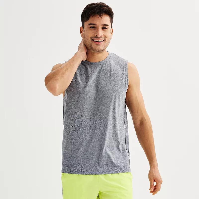 Men's Tek Gear® Essential Muscle Tank, Size: XXL, Gray Grey Product Image