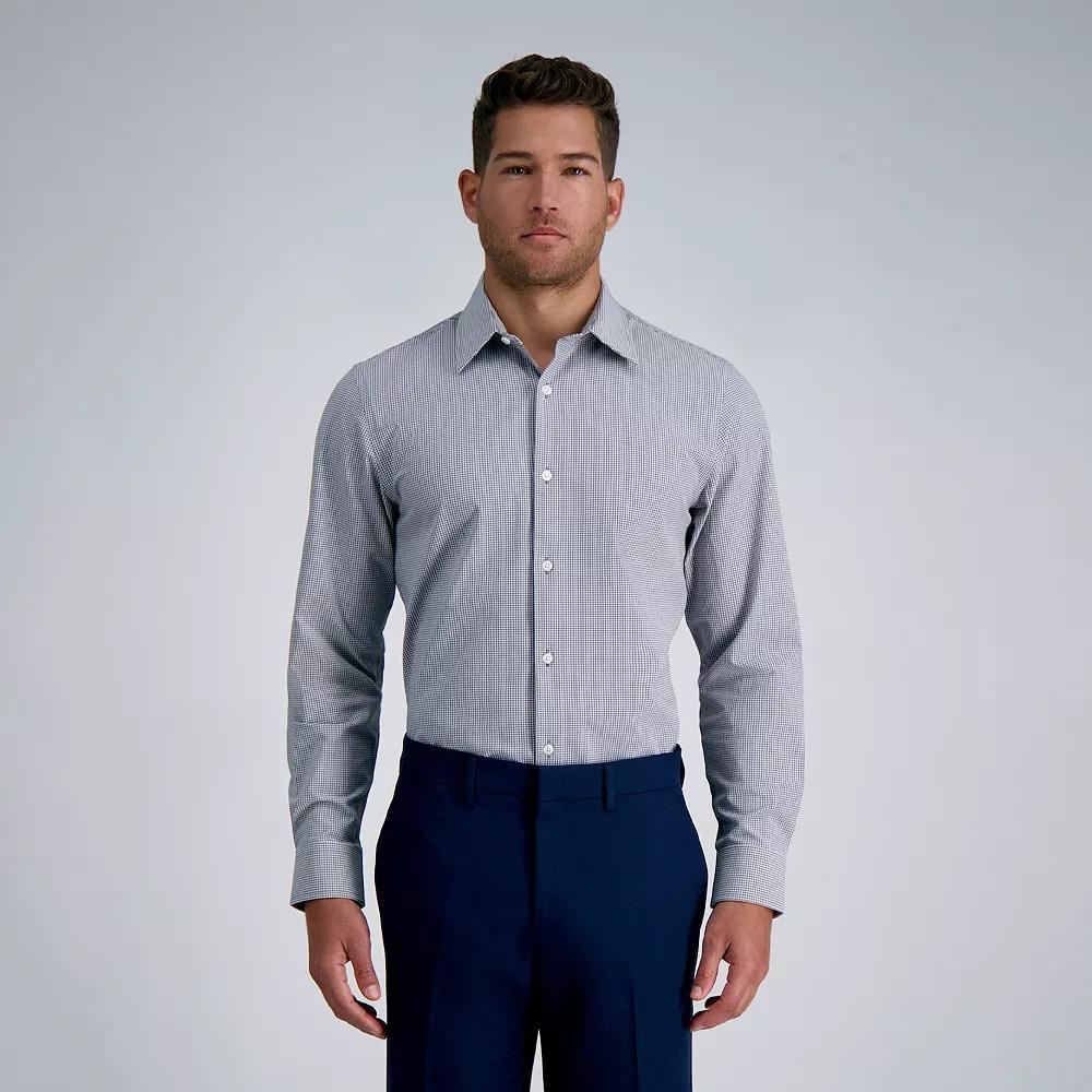 Mens Haggar Performance Slim Fit Dress Shirt Product Image