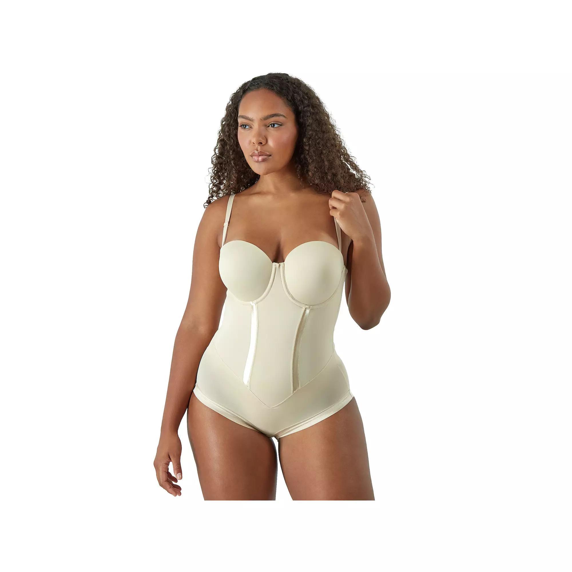 Maidenform Firm Control Shapewear Convertible Body Shaper with Built-in Underwire Bra 1256, Women's, Size: 36 C, Latte Product Image