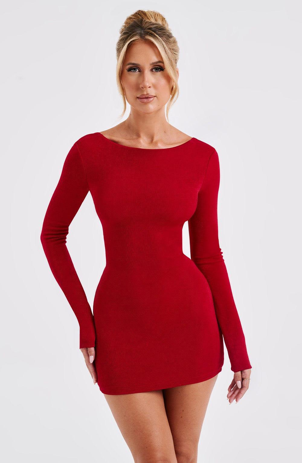 Una Mini Dress - Red Product Image