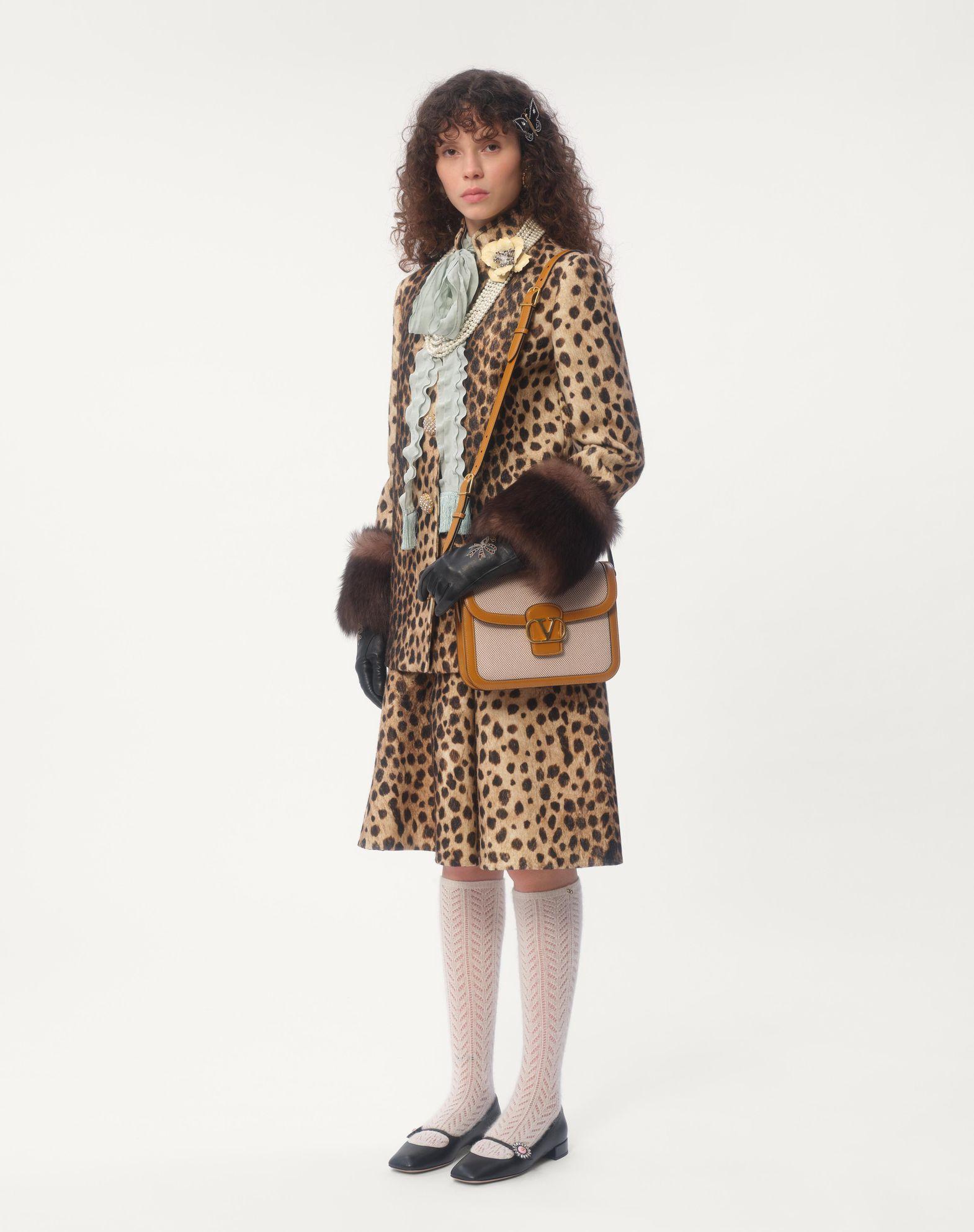 VALENTINO GARAVANI 9TO5 CANVAS SHOULDER BAG Product Image