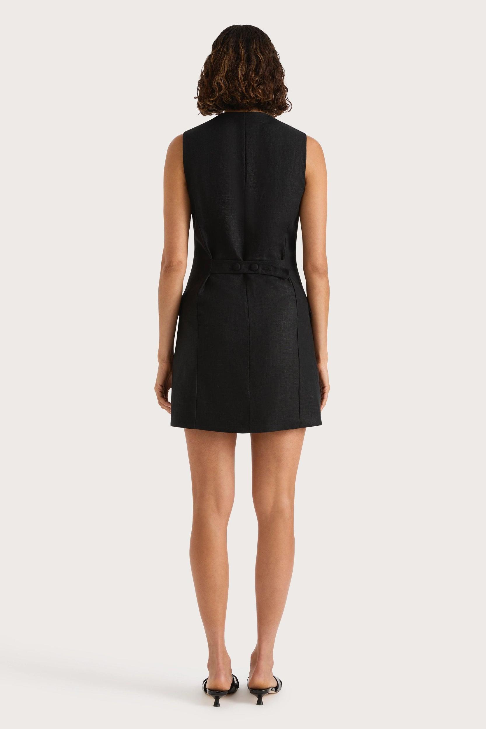 Womens Sailor Collar Dress in Knit with 4G Liquid Details Product Image