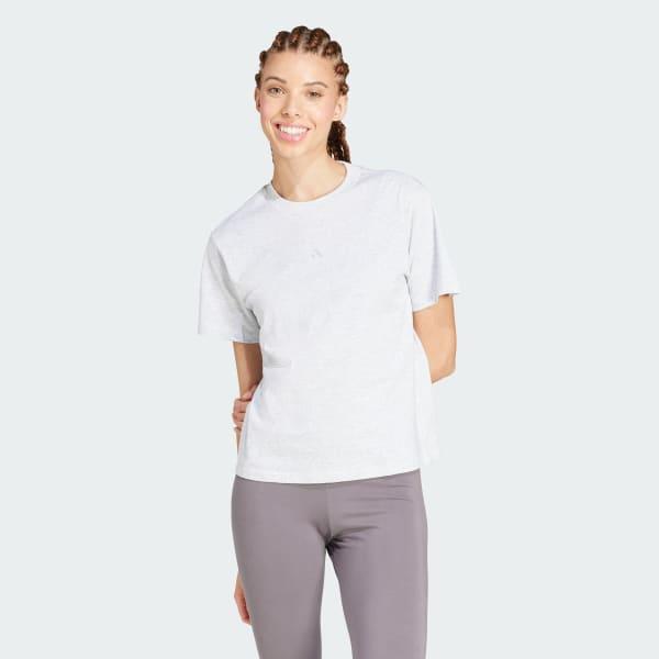 Womens adidas Essentials Small Logo Cotton T-Shirt Product Image