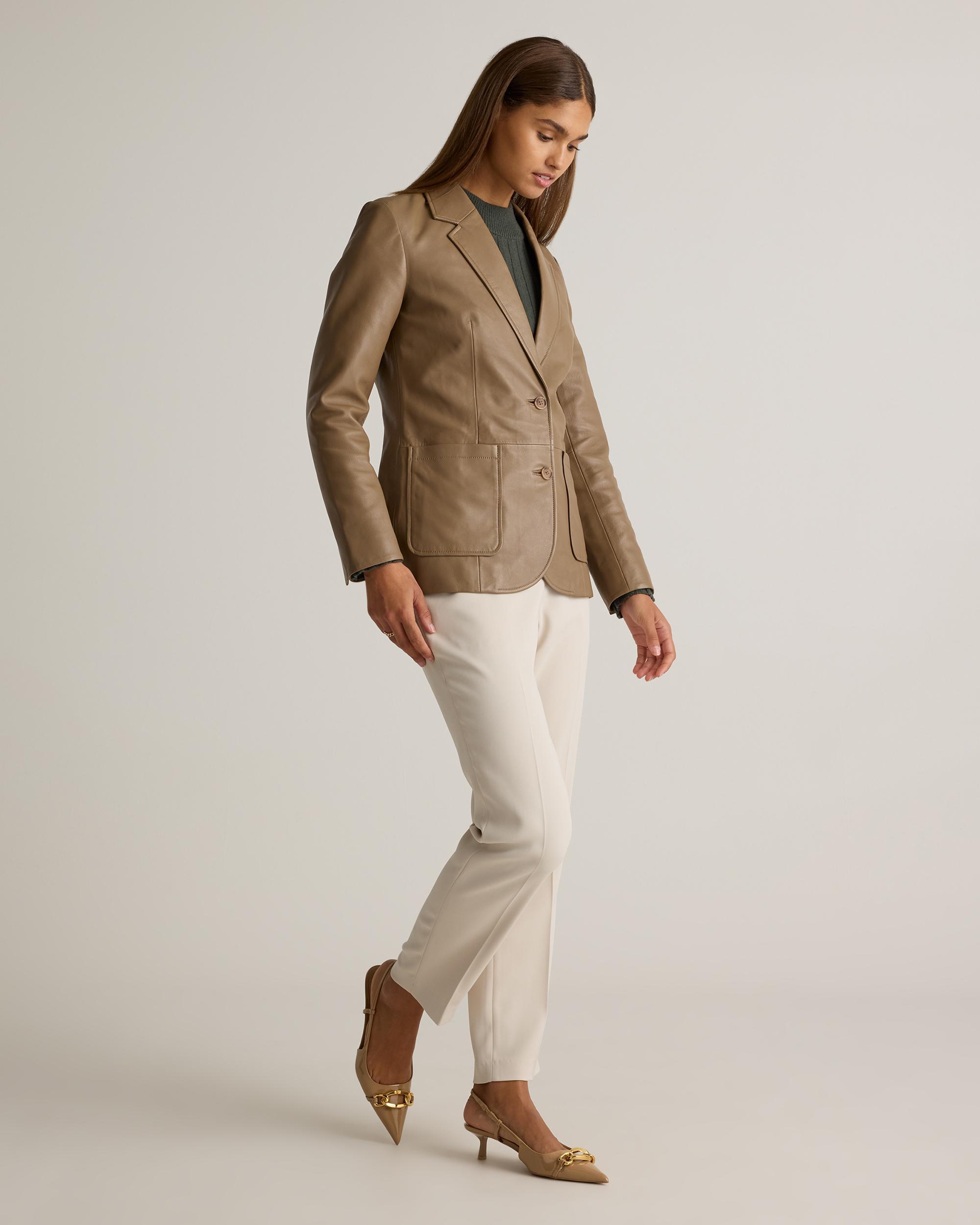 Quince | Women's Blazer Leather Product Image