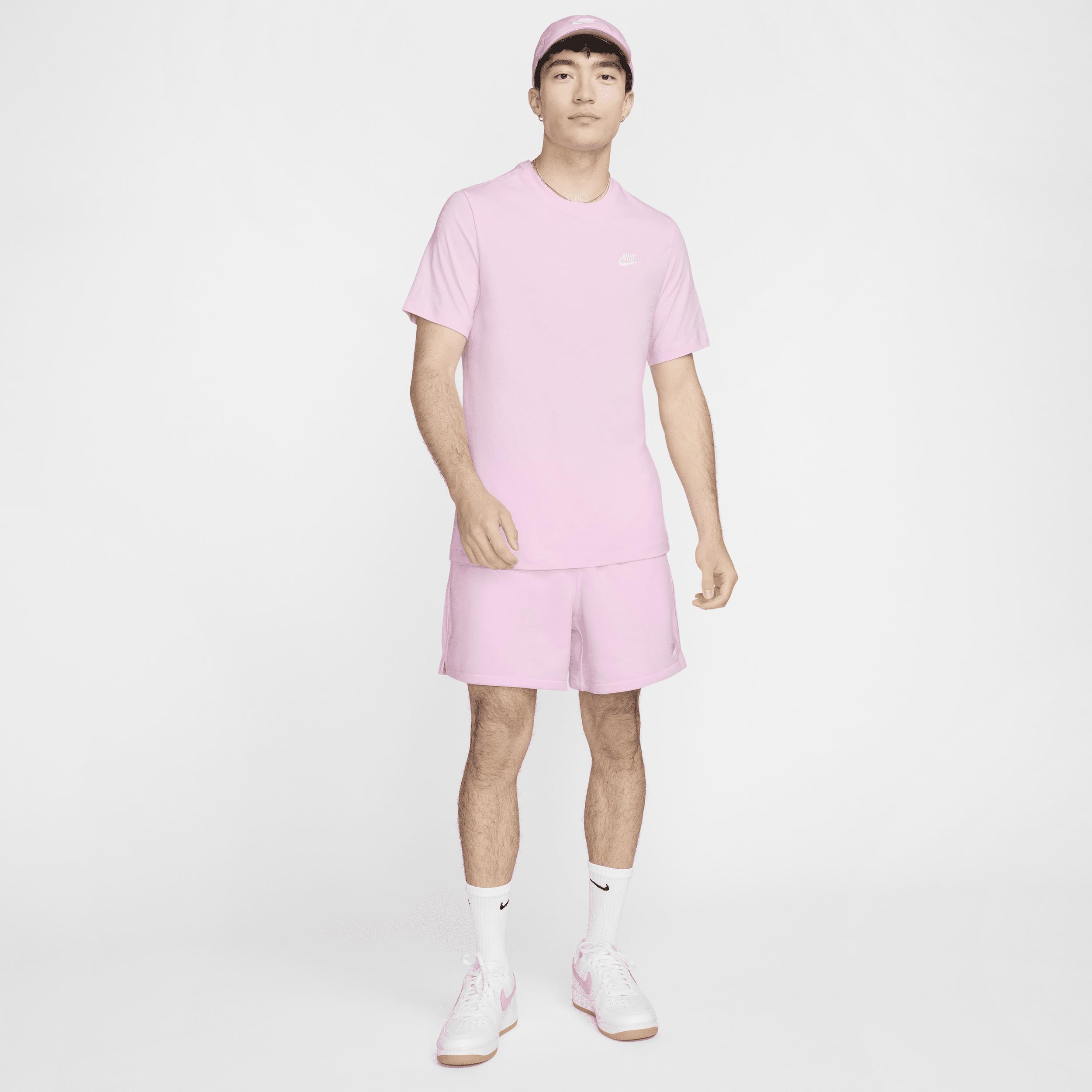 Nike Club unisex T-shirt in pink Product Image