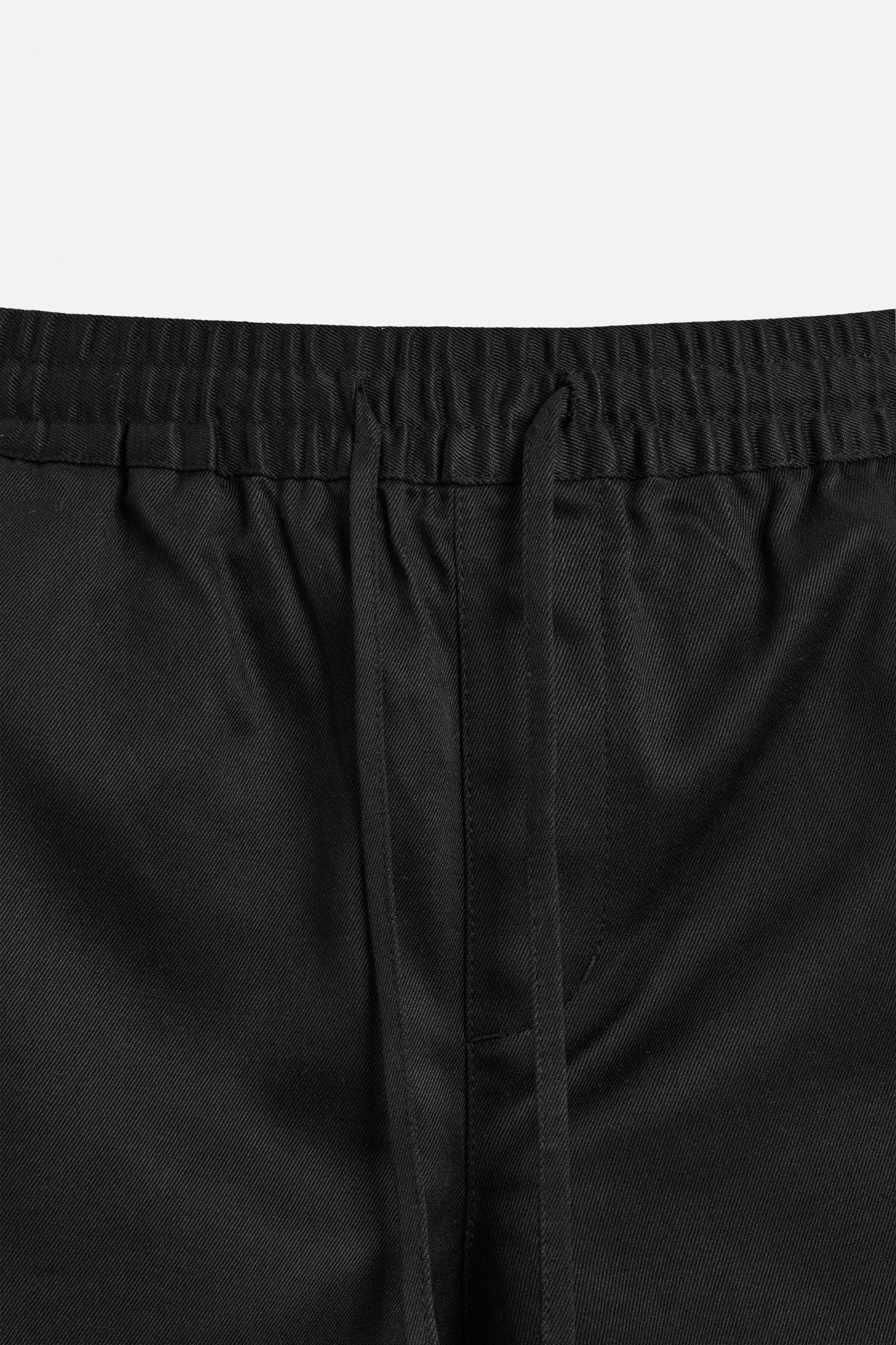 COTTON - LYOCELL BERMUDA SHORTS Product Image