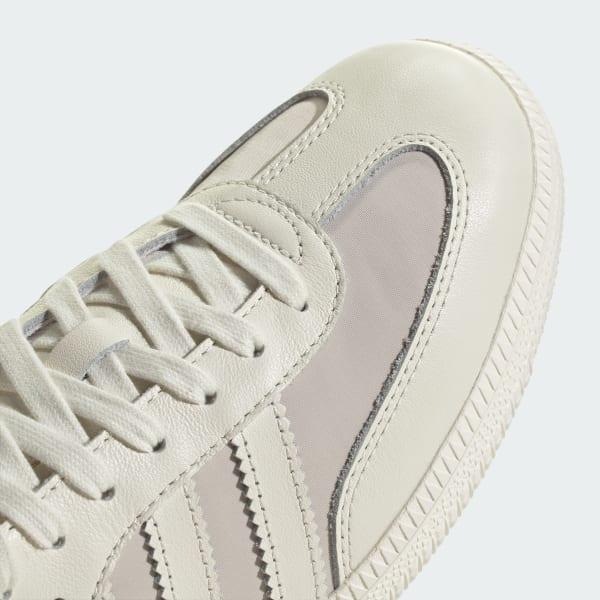 Mens adidas Samba OG Athletic Shoe Off White / Collegiate Green Product Image