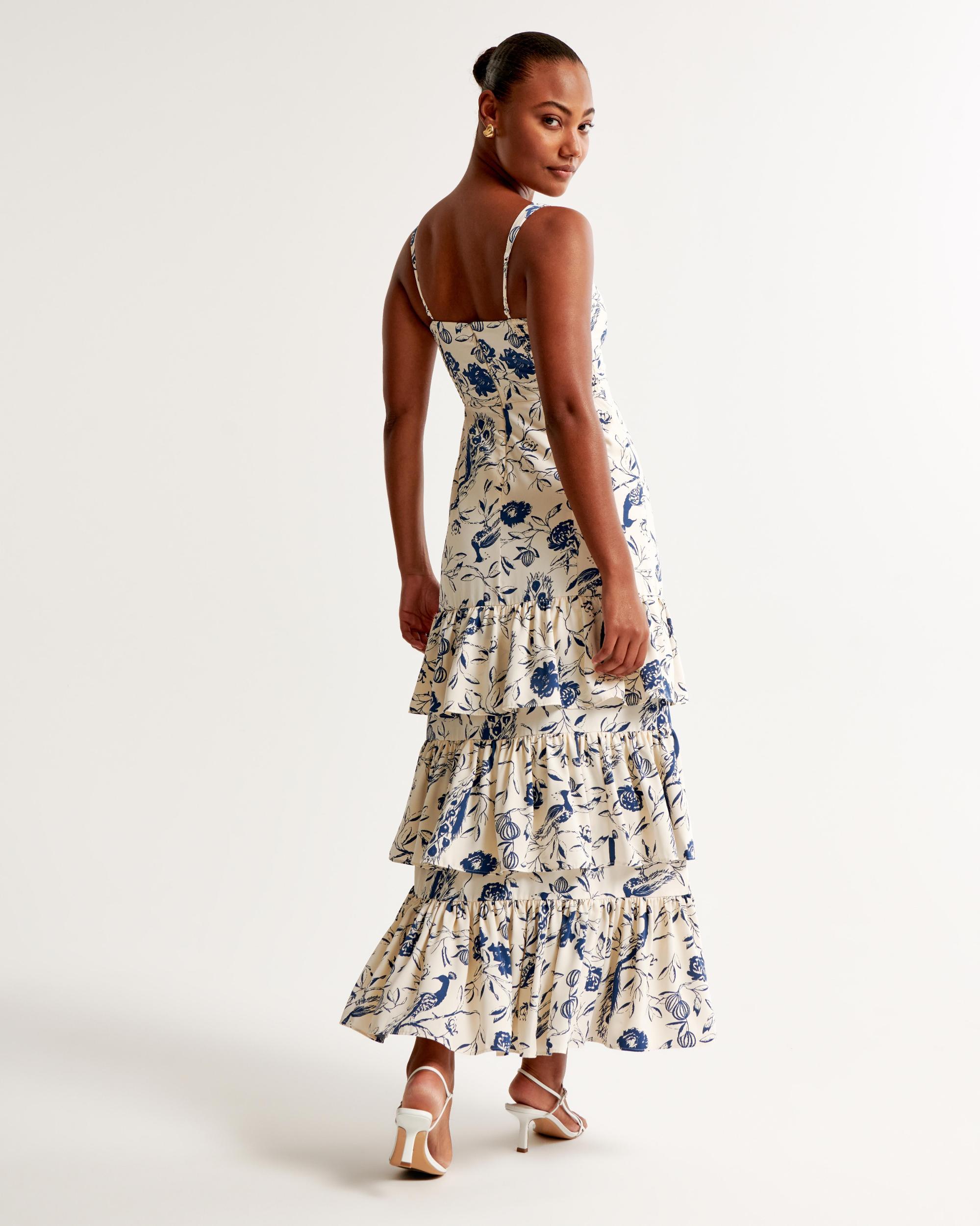 Drama Ruffle Tiered Maxi Dress Product Image