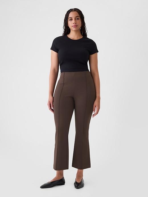 High Rise Ponte Crop Kick Pants Product Image