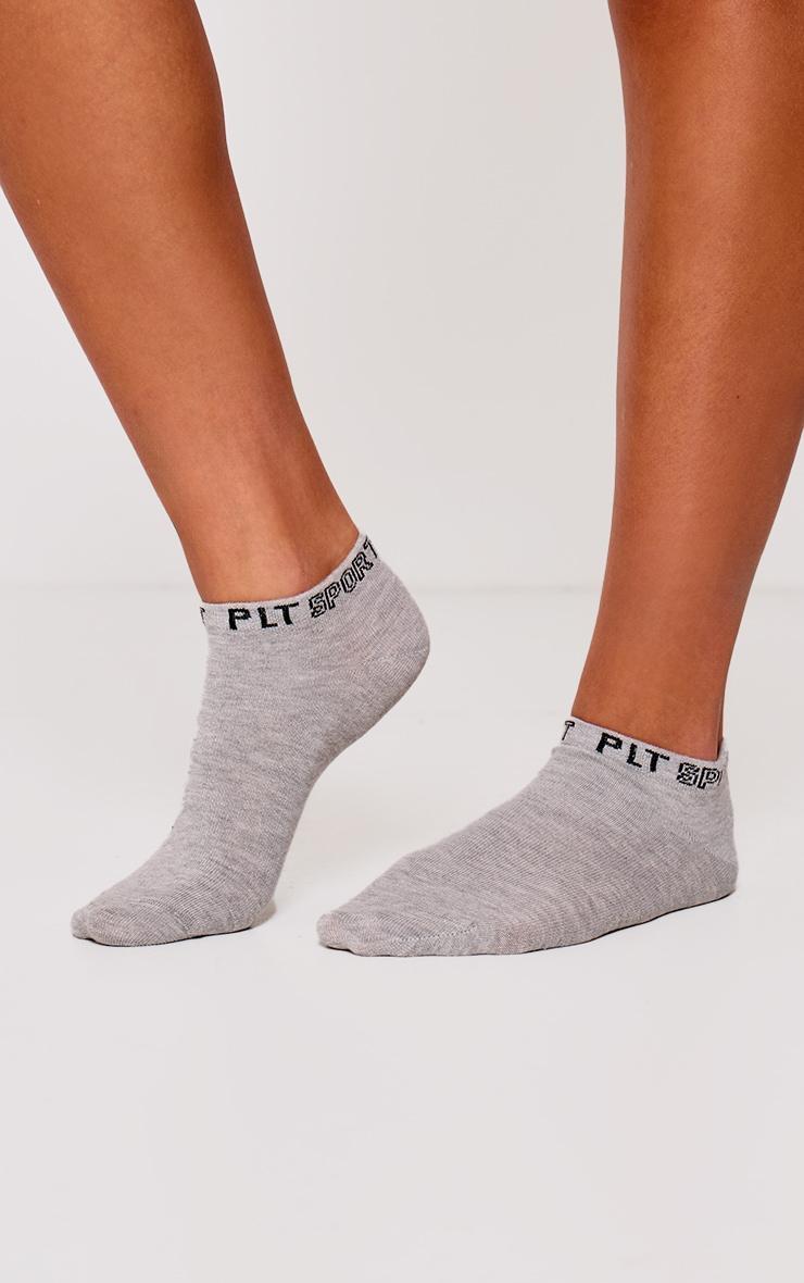 PRETTYLITTLETHING Monochrome 3 Pack Sports Ankle Socks Product Image